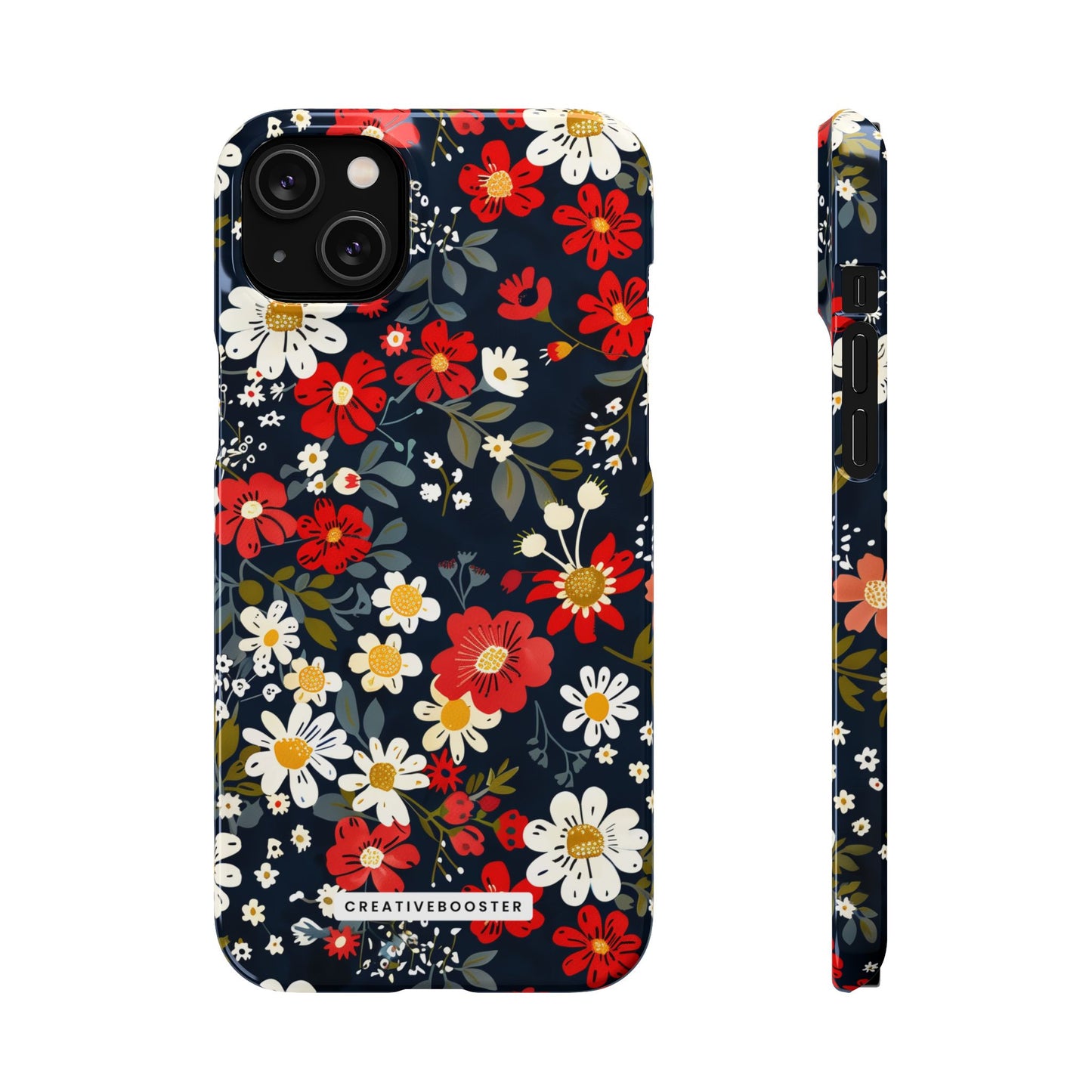 Retro Daisy - Slim Phone Case
