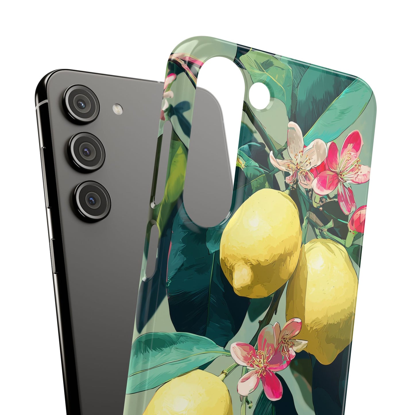 Lemon Bloom - Slim Phone Case