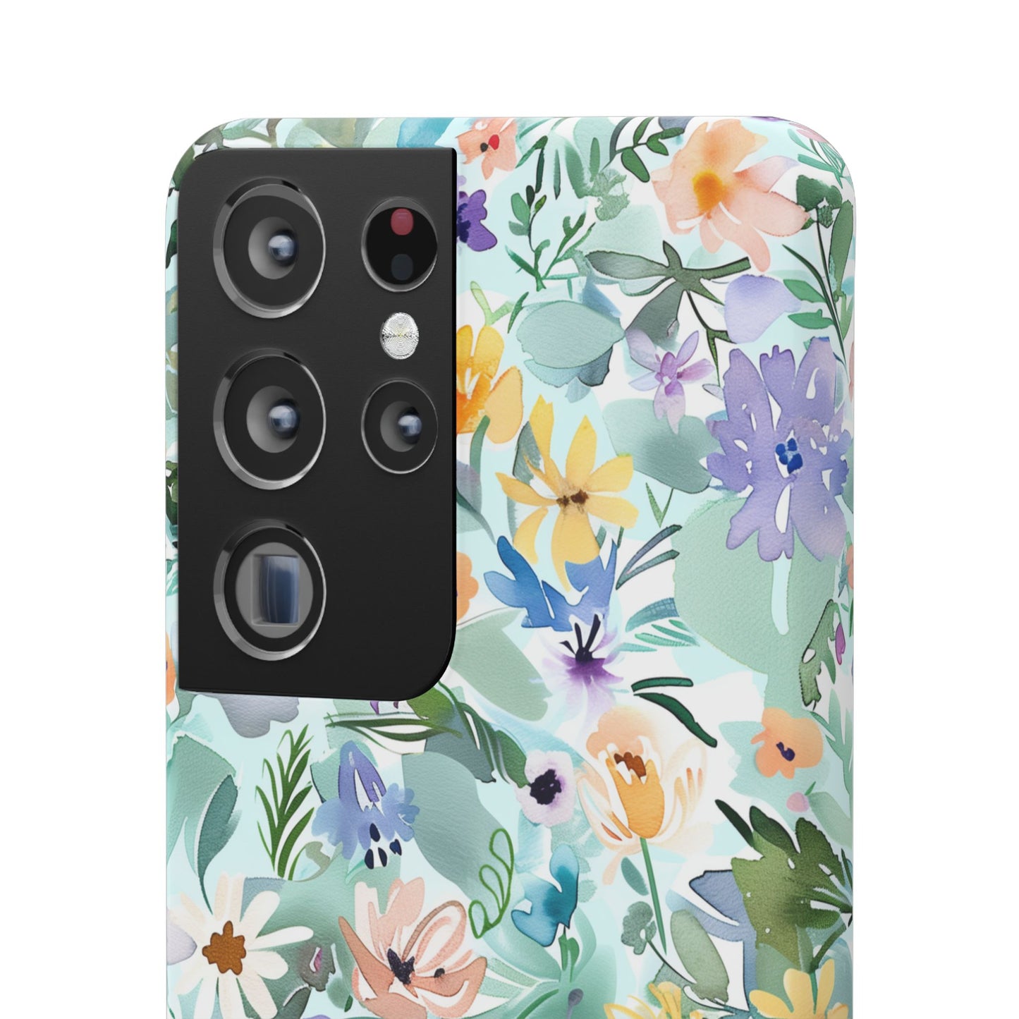Watercolor Meadow - Slim Phone Case