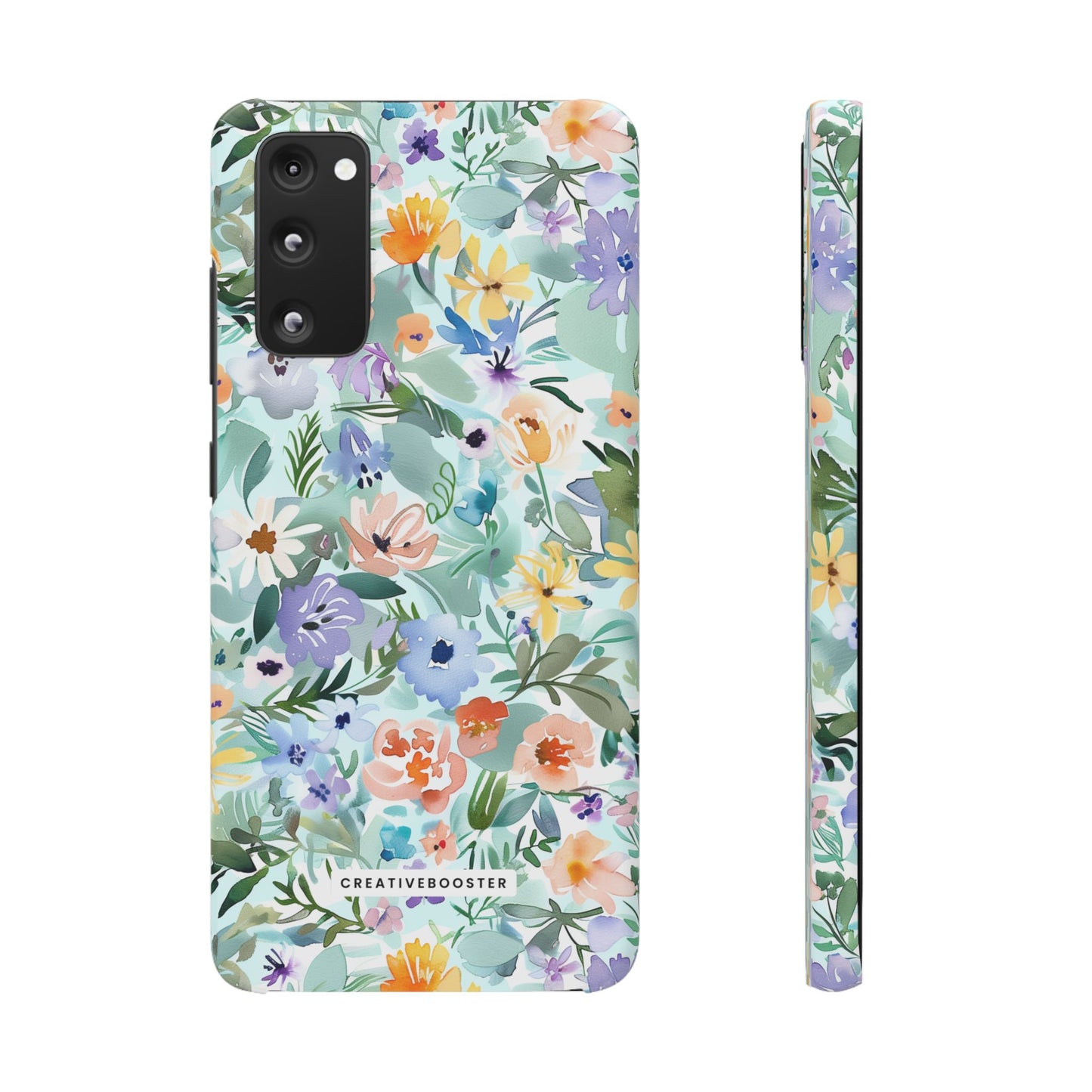 Watercolor Meadow - Slim Phone Case