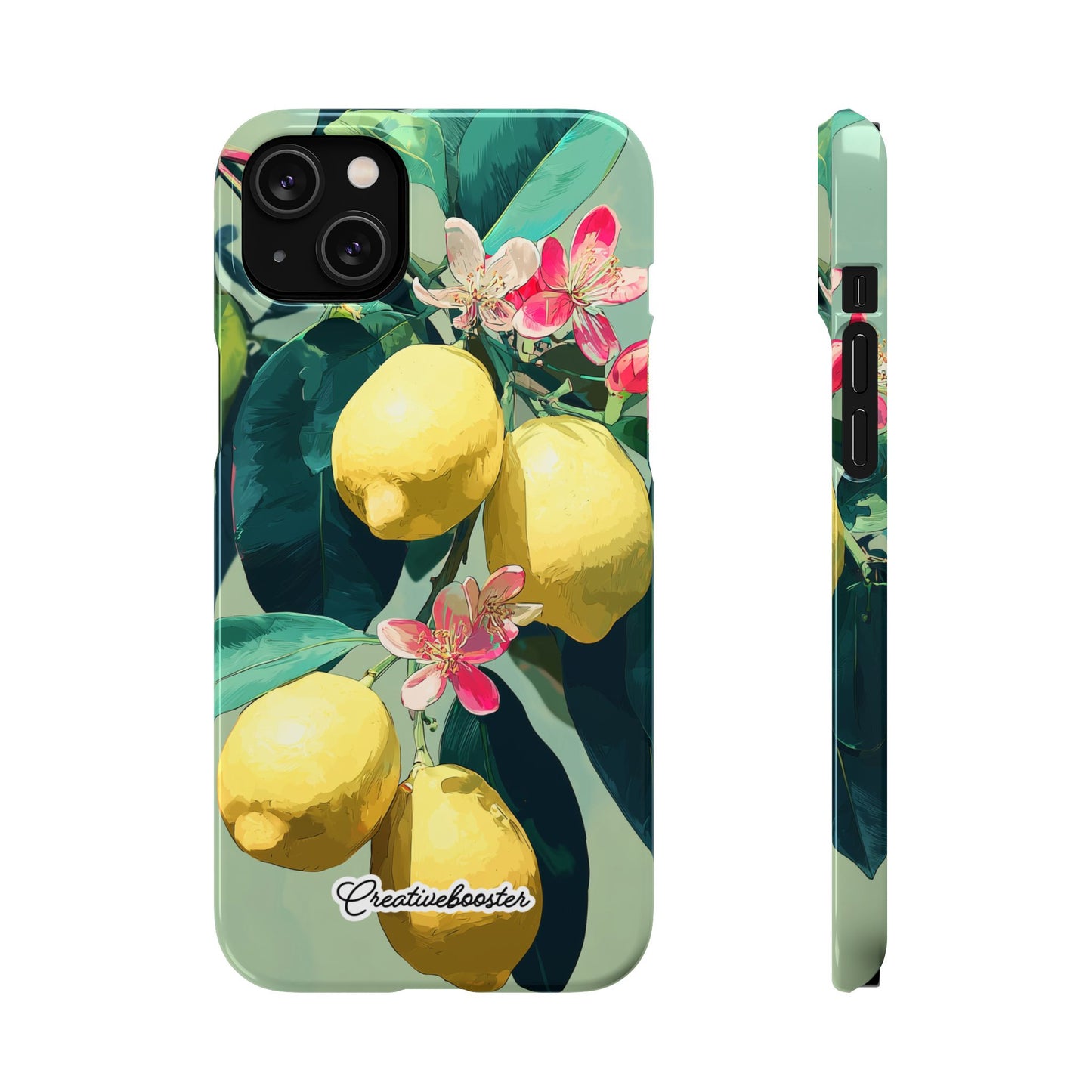 Lemon Bloom - Slim Phone Case
