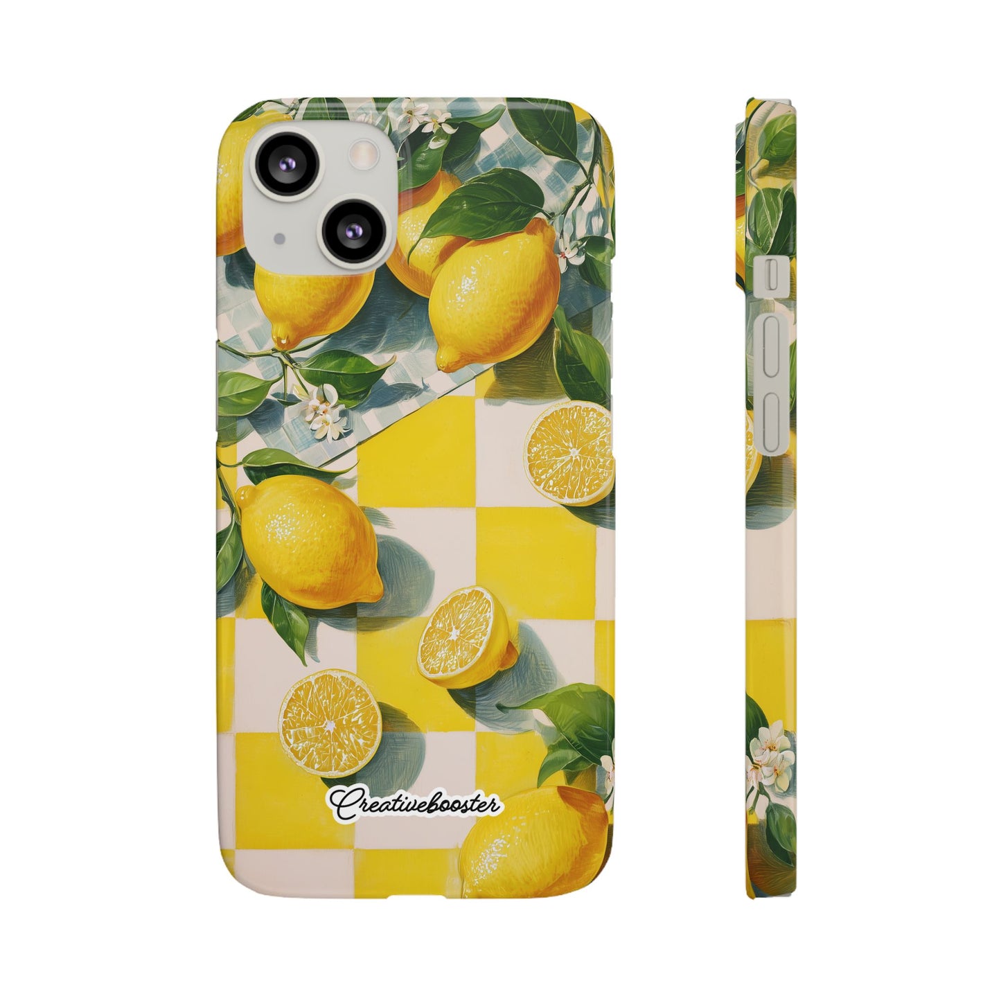 Picnic Lemon - Slim Phone Case