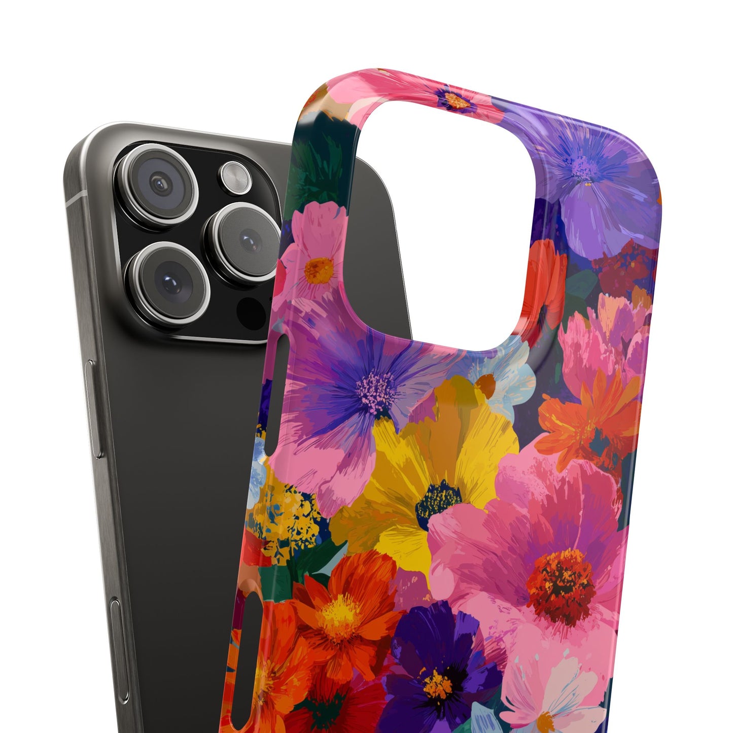 Painted Petals - Slim Phone Case
