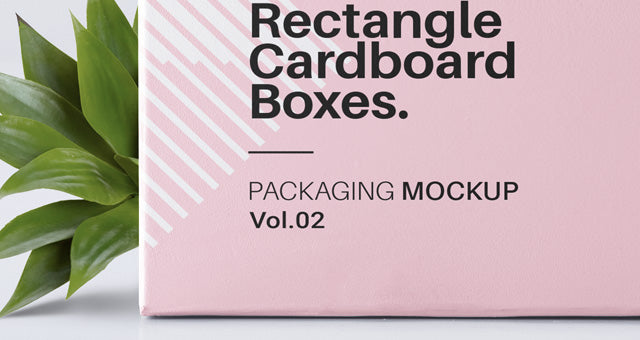 Free Rectangular Psd Packaging Box Mockup Front View