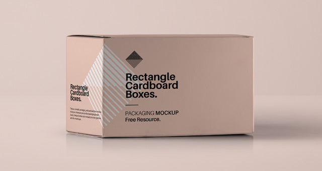 Free Cool Psd Box Mockup from Side View