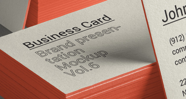 Free Psd Business Card Brand Mockup
