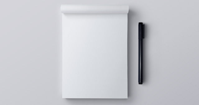 Free Empty Clean Notepad Mockup Psd