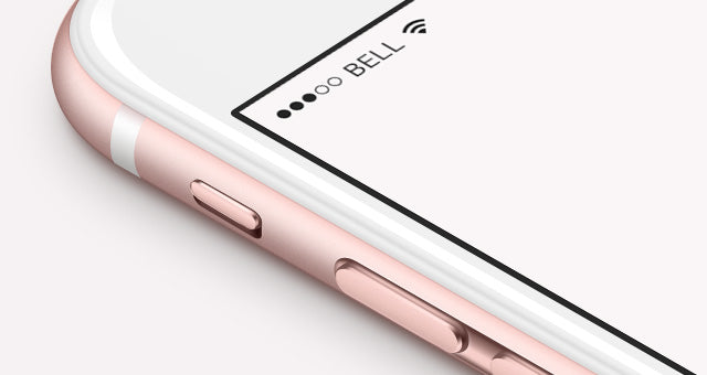 Free Set of iPhone 6s Psd Rose Gold Mockups