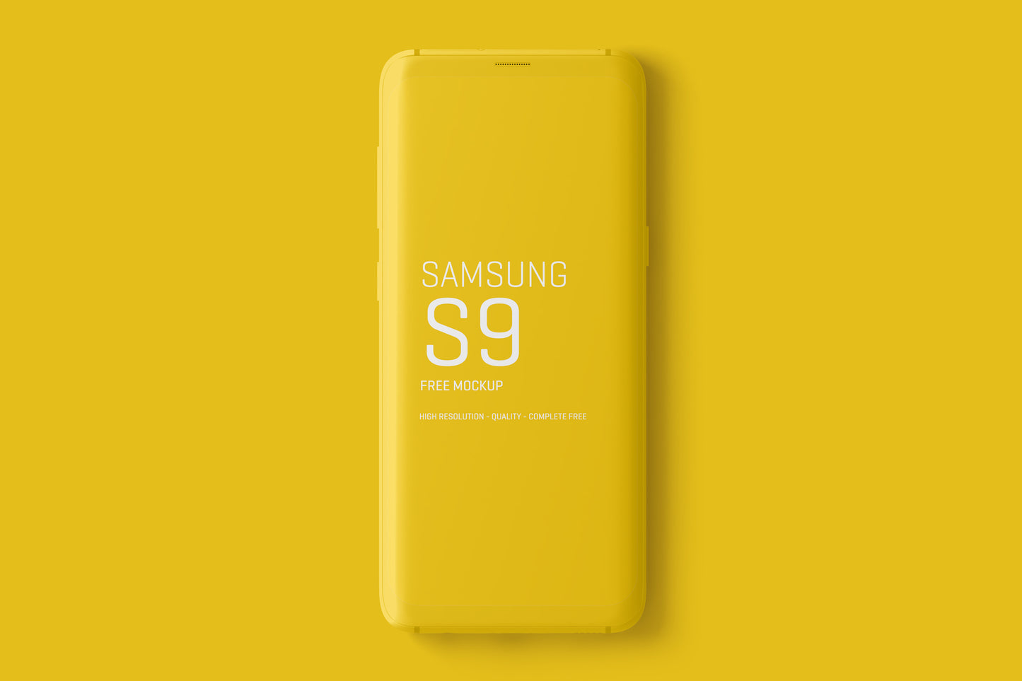 Free Minimal Samsung Galaxy S9 Mockups