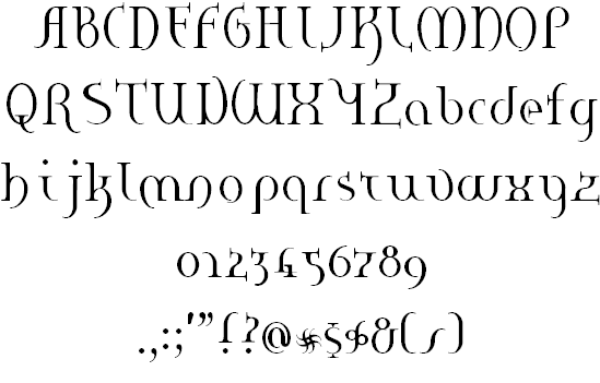 Free Hane Font