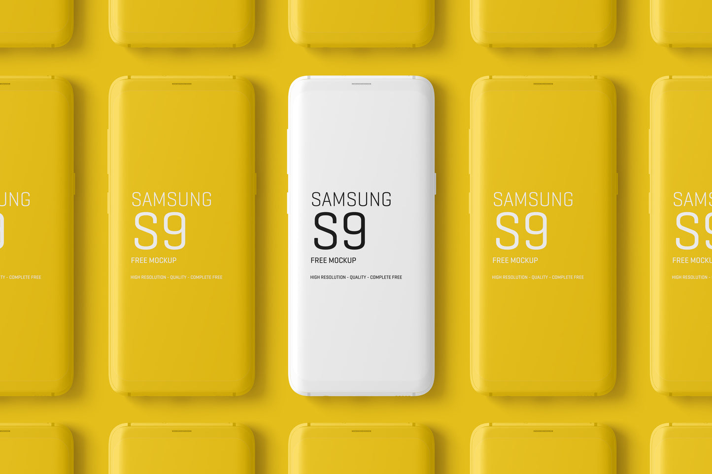 Free Minimal Samsung Galaxy S9 Mockups