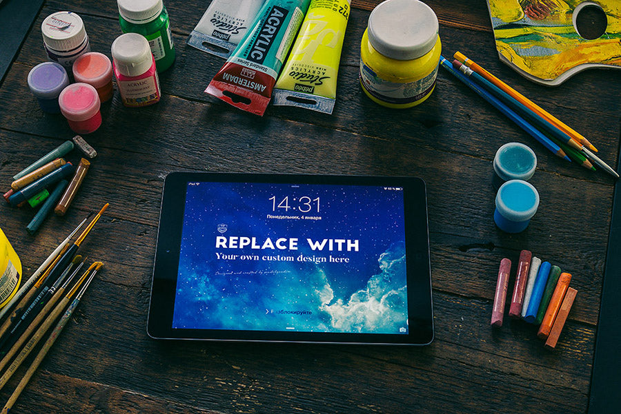 Free 4 Apple Device Mockups Featuring iPad and iPhone