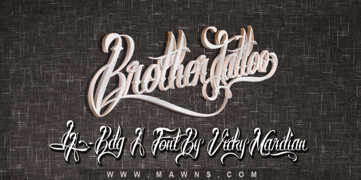 Free Brother Tattoo Font