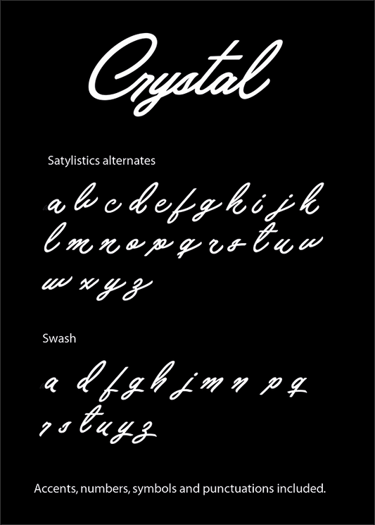 Free Crystal Font