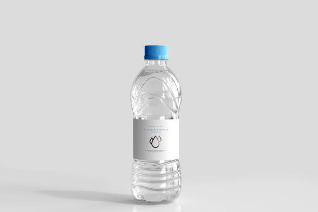 Free 1.0L Fresh Water Bottle Mockup Psd