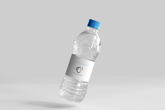 Free 1.0L Fresh Water Bottle Mockup Psd