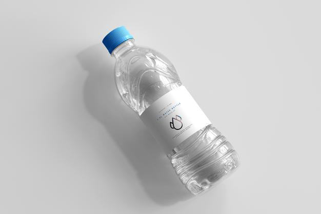 Free 1.0L Fresh Water Bottle Mockup Psd