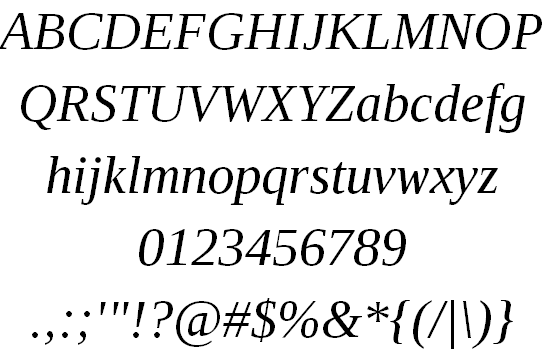 Free Liberation Serif Font