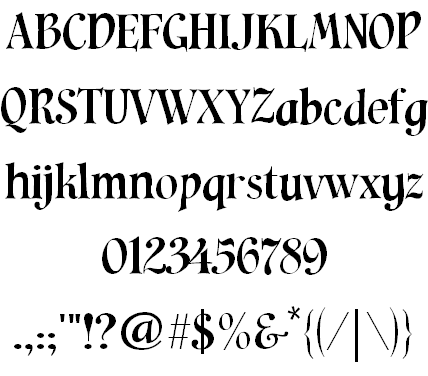 Free Cavalier Font