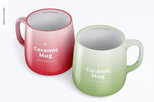 Free 12.2 Oz Ceramic Mug Mockup Psd