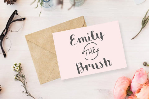 Free Emily Brush Typeface
