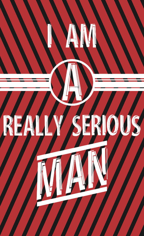 Free Serious Man Font