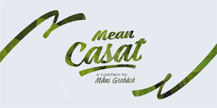 Free Mean Casat Fat Font