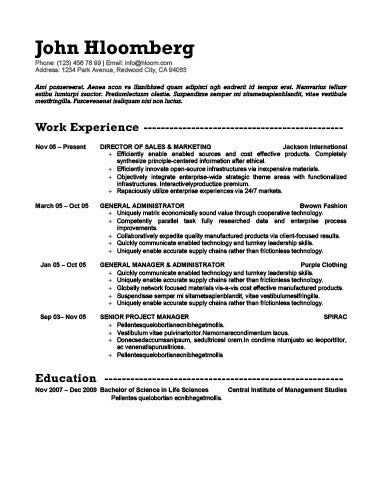 Free Entry Level Typography Appeal CV Resume Template in Microsoft Word (DOCX) Format