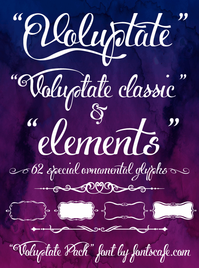 Free Voluptate_ Font