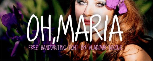 Free OhMaria Font