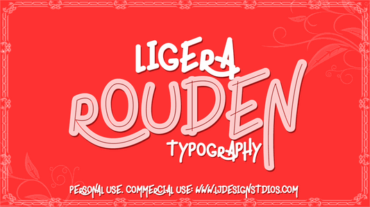 Free ligera rouden Font