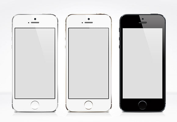 Free 3 Iphone5S Psd Mockups