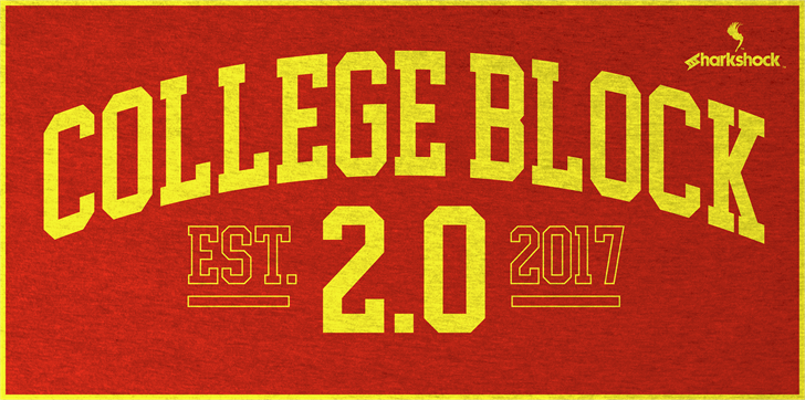 Free College Block Font