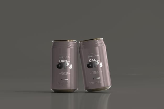 Free 330Ml Standard Soda Can Mockup Psd