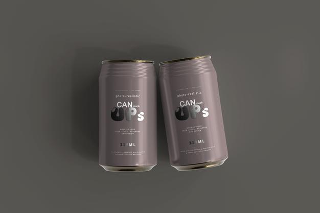 Free 330Ml Standard Soda Can Mockup Psd