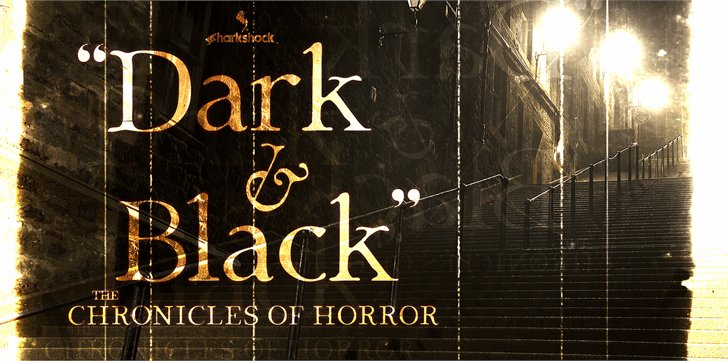 Free Dark and Black Font