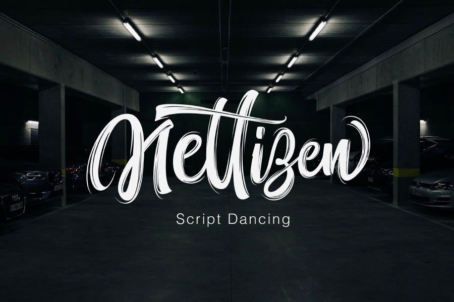 Free Nettizen Brush Font Demo