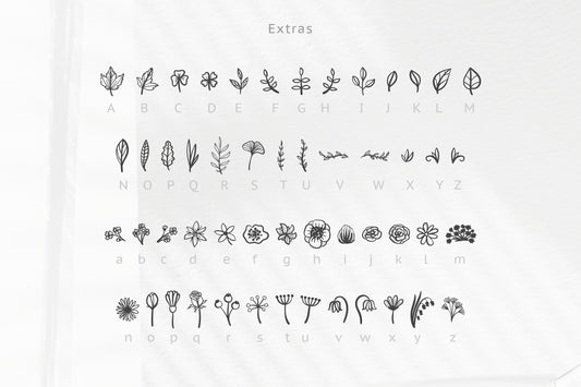Free Herbarium font.