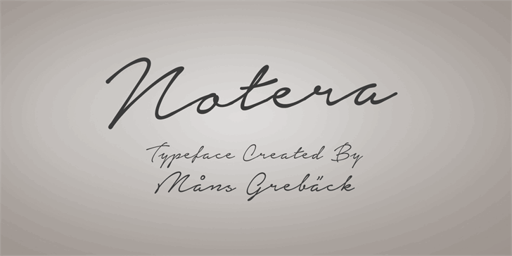 Free Notera Font