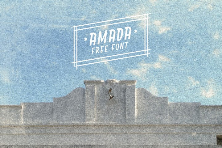 Free Font Amada Typeface