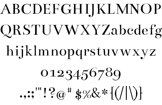 Free Bentham Font