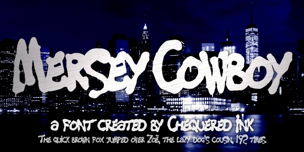 Free Mersey Cowboy Font