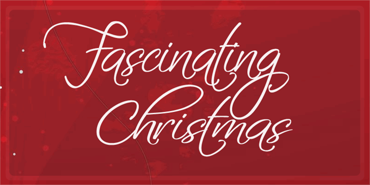 Free Fascinating Christmas Font