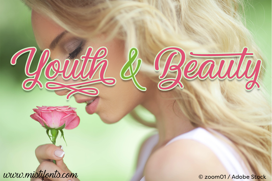 Free Youth and Beauty Font
