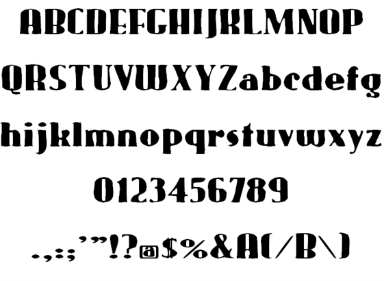 Free Gaggers Font