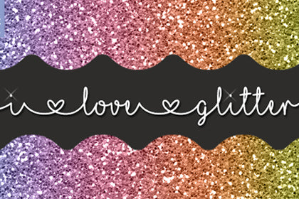 Free I Love Glitter