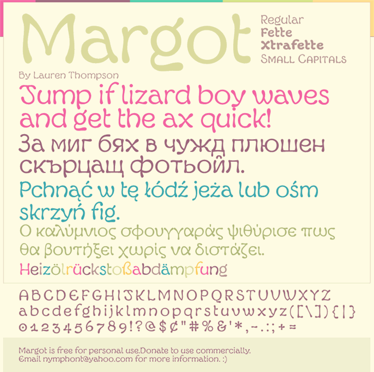 Free Margot Font