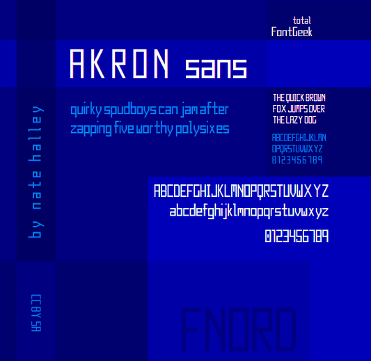 Free Akron NBP Font