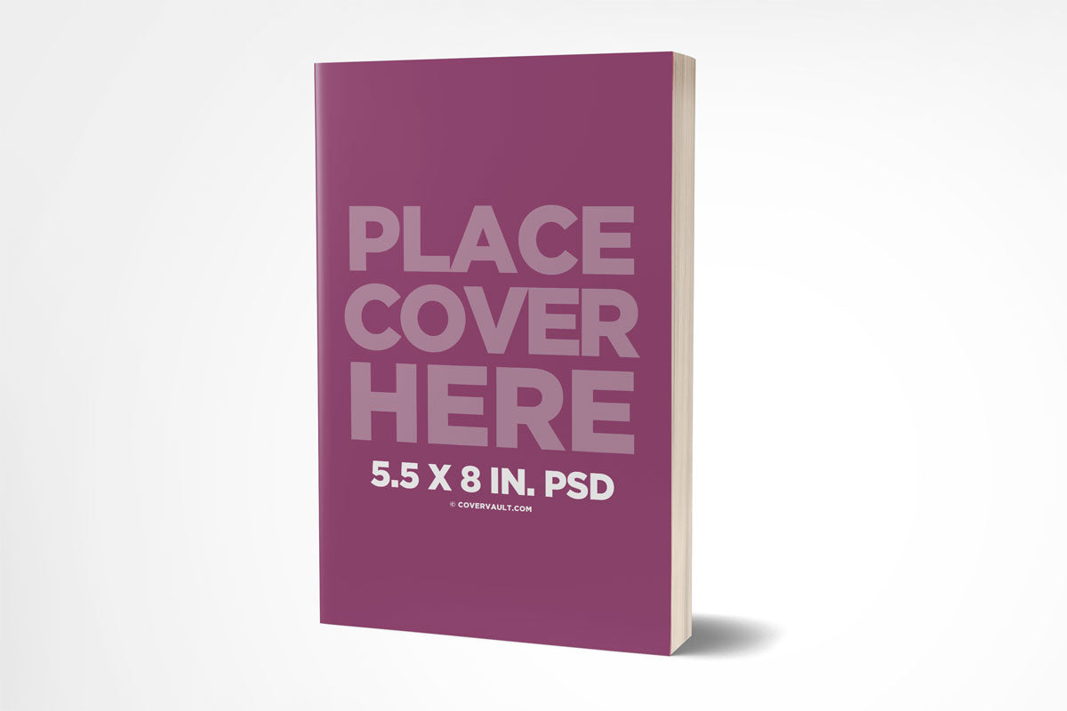 Free 5.5 X 8 In. Paperback Mockup