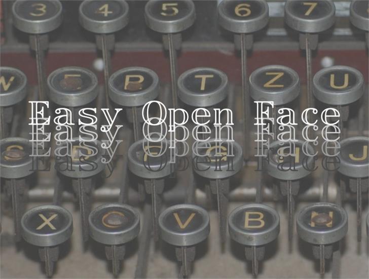 Free EasyOpenFace Font